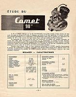 Moteur Comet 98cc - Le Poulain - Etude